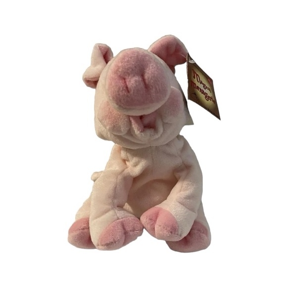 Russ Magic Menagerie Pink Pig Plush Toy Stuffed Animal Stuffie NWT - Picture 3 of 16